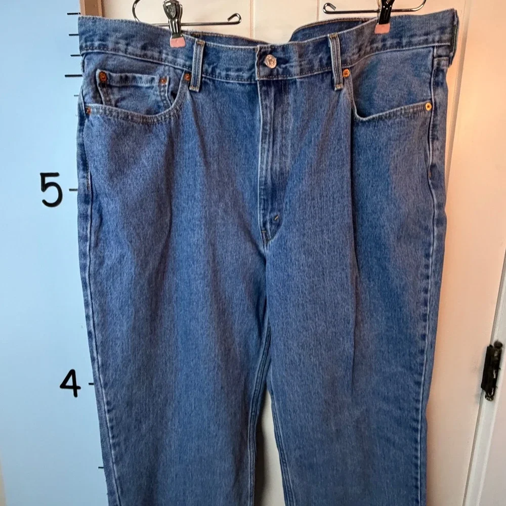 Levi's 550 Men's Relaxed Fit Blue Jeans Stonewash Blue 42X30‎